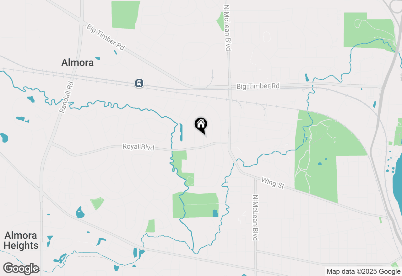 Map of 874 Carol Avenue, Elgin, IL 60123