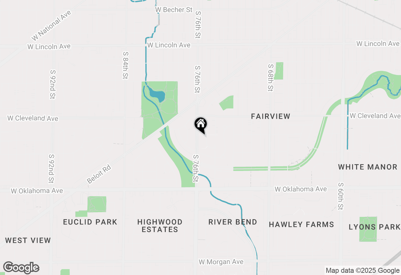 Map of 2808 S 76th St, Milwaukee, WI 53219