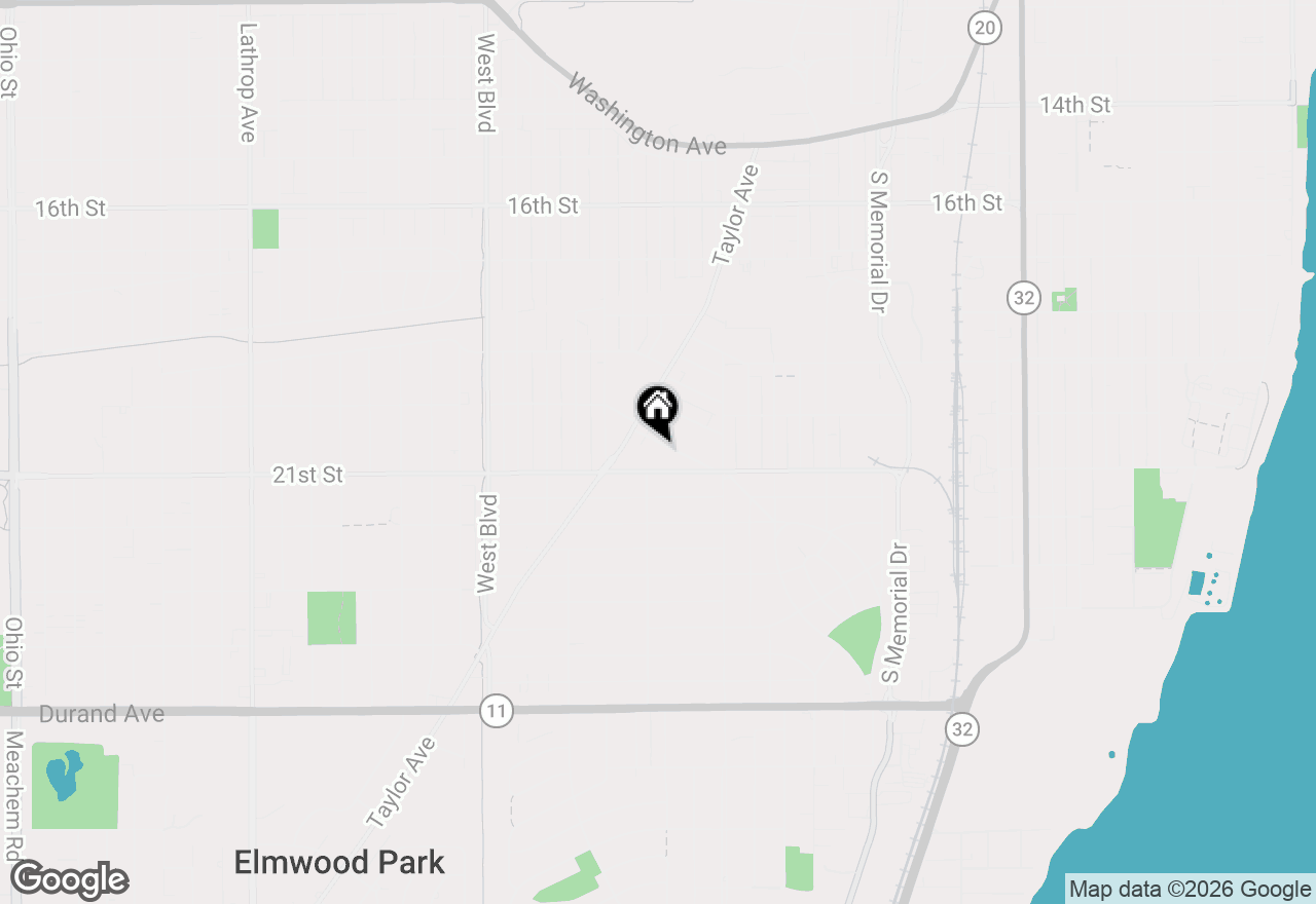 Map of 2431 Jerome Blvd, Racine, WI 53403