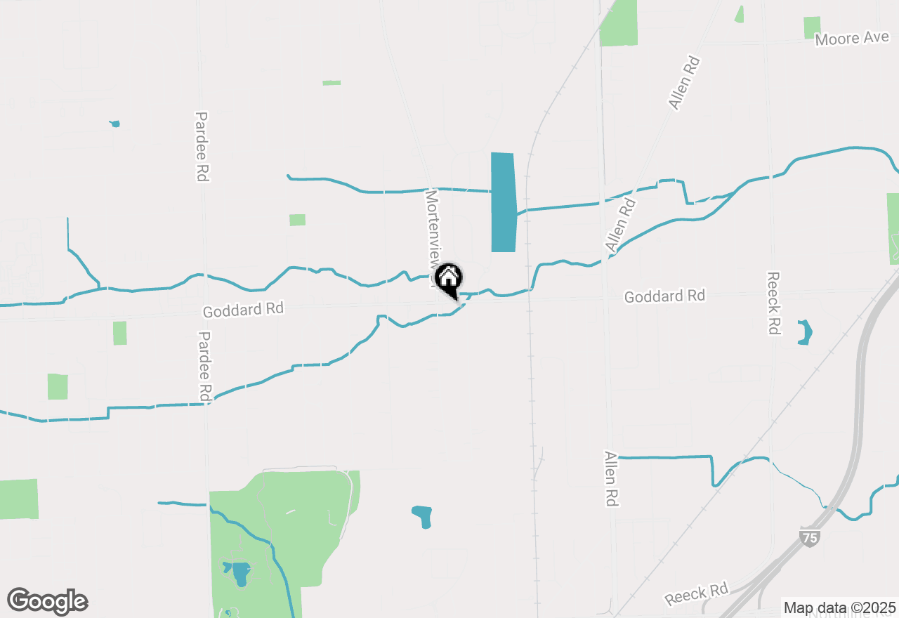 Map of 21085-21089 Goddard Road, Taylor, MI 48180