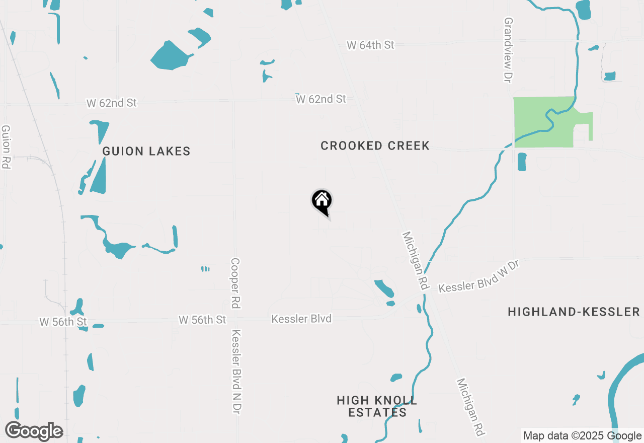 Map of 5811 King Avenue, Indianapolis, IN 46228