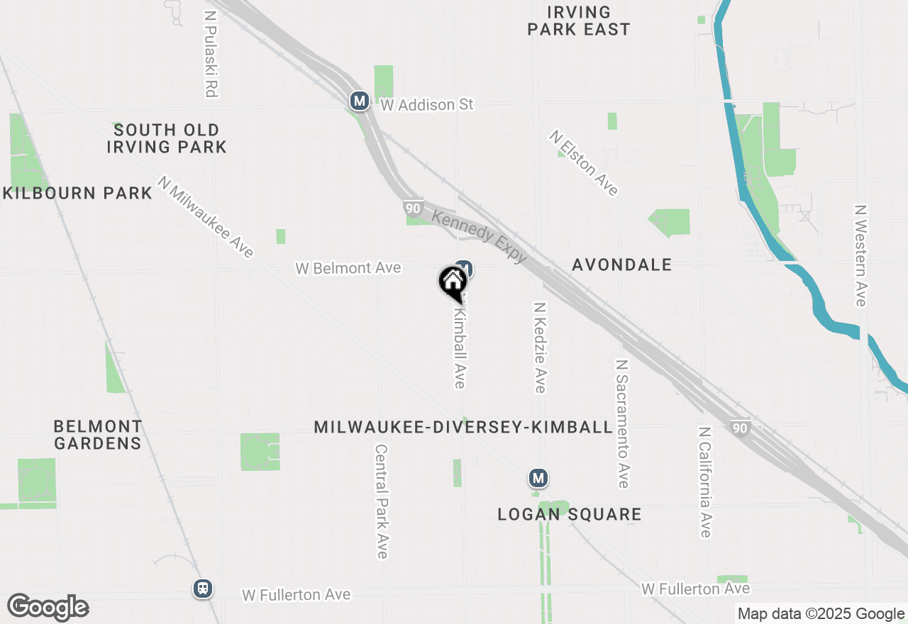 Map of 3067 N Gresham Avenue, Chicago, IL 60618