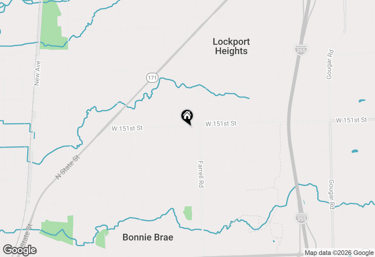 Map of 1336 Tralee Lane, Lockport, IL 60441