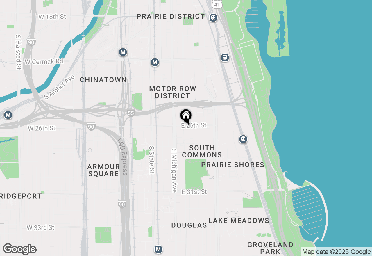 Map of 2605 S Indiana Avenue #307, Chicago, IL 60616