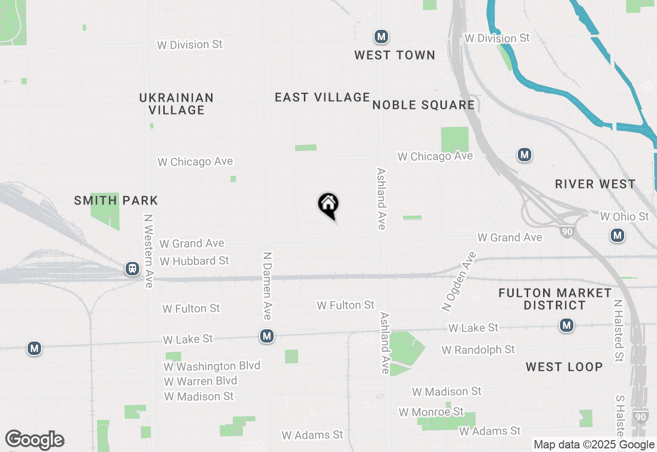 Map of 529 N Wood Street, Chicago, IL 60622