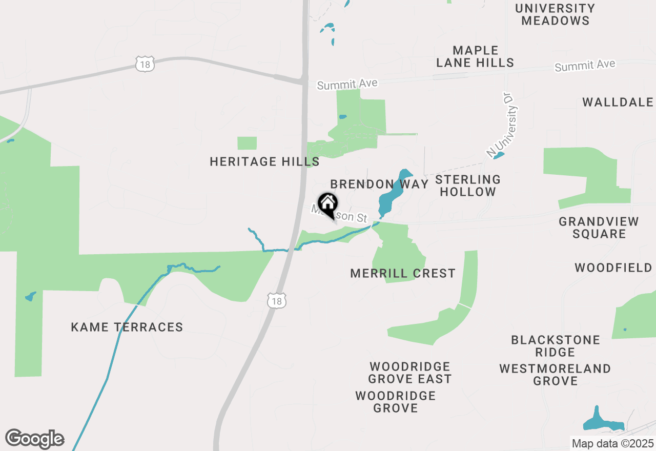 Map of 3151 Madison St, Waukesha, WI 53188