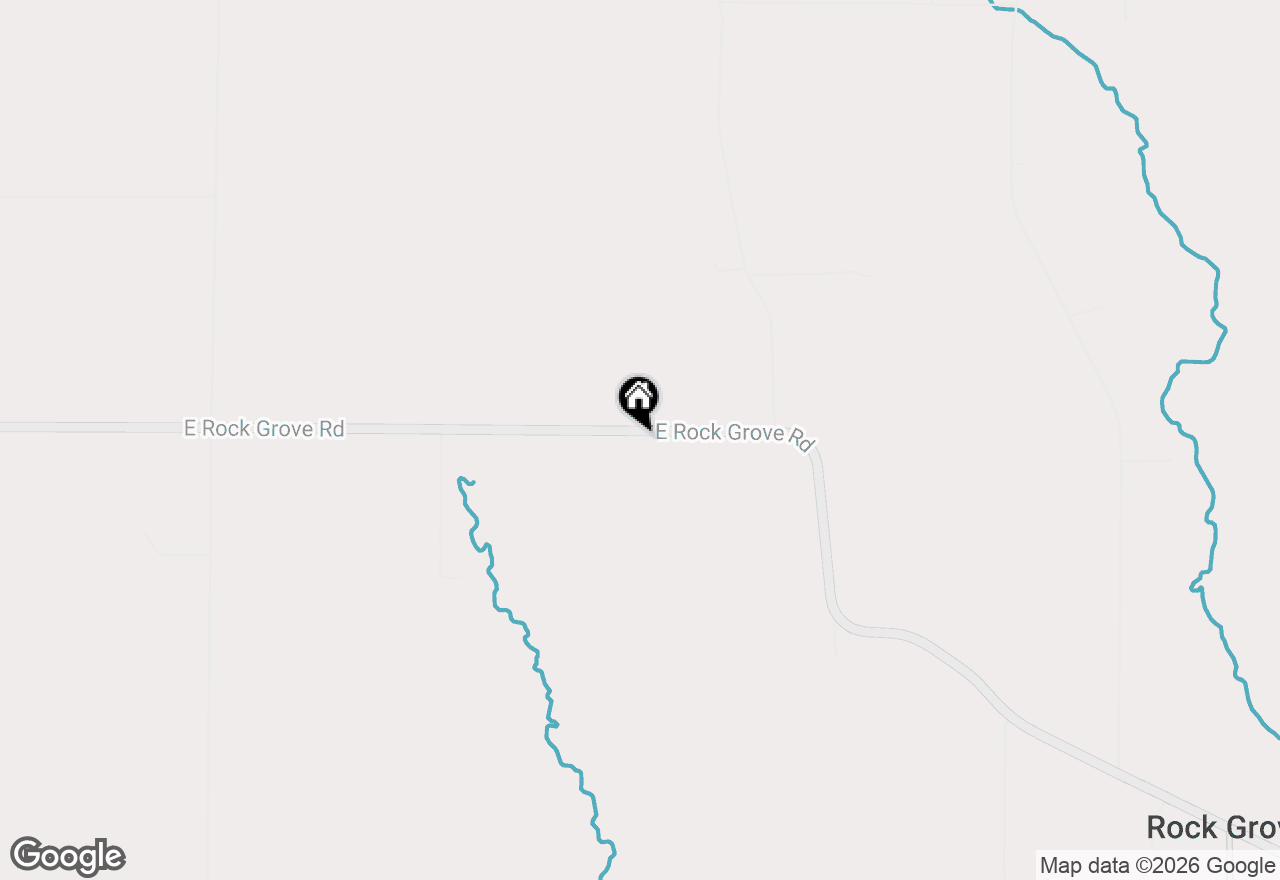 Map of 3971 E Rock Grove Road, Orangeville, IL 61060