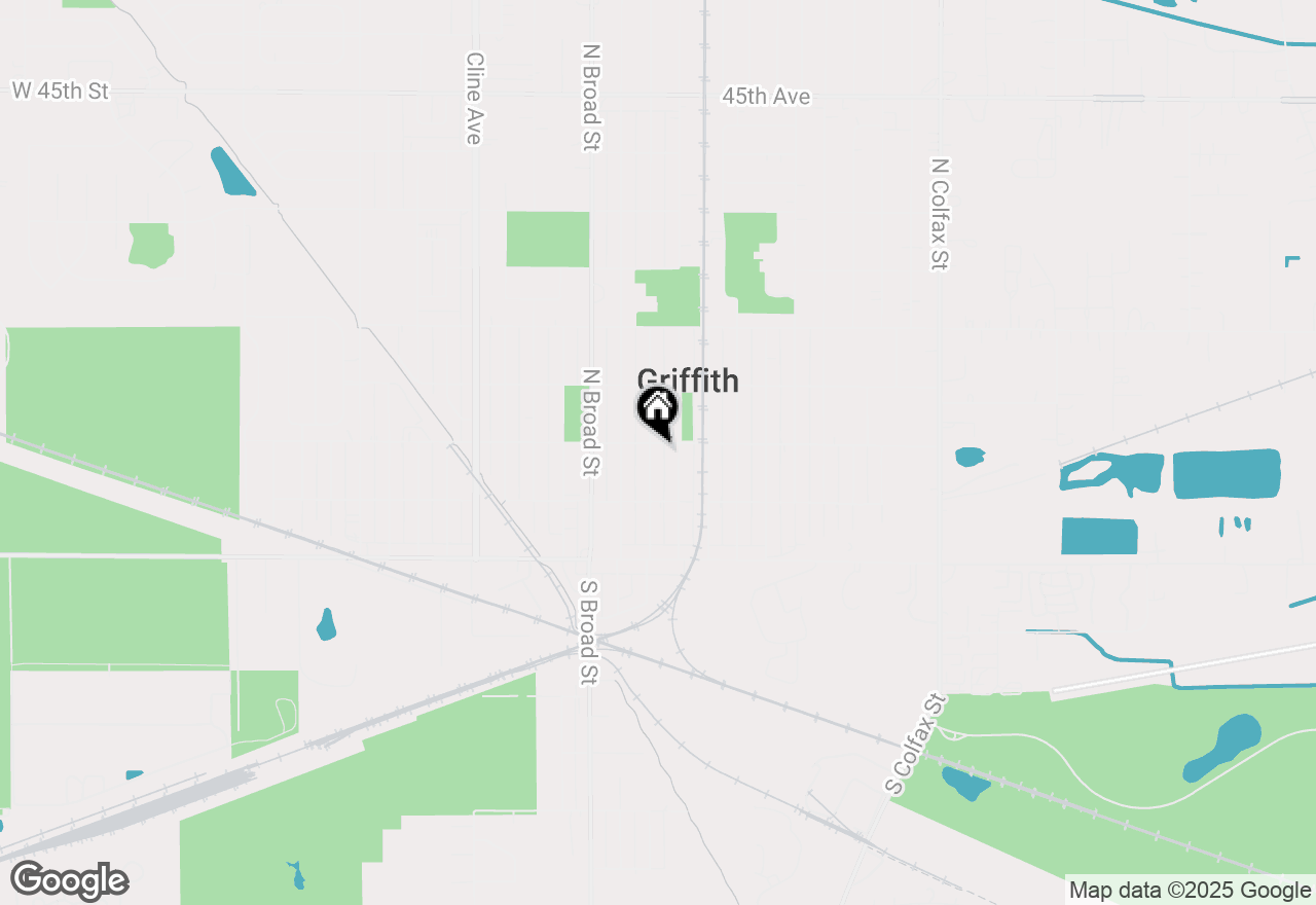 Map of 243 N Rensselaer Street, Griffith, IN 46319