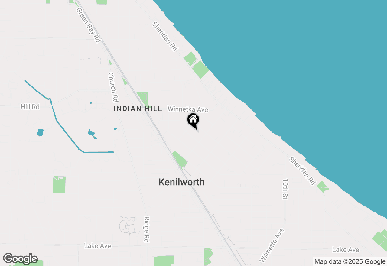 Map of 531 Essex Road, Kenilworth, IL 60043