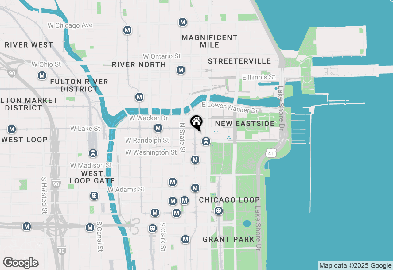 Map of 60 E Randolph Street #1303, Chicago, IL 60601