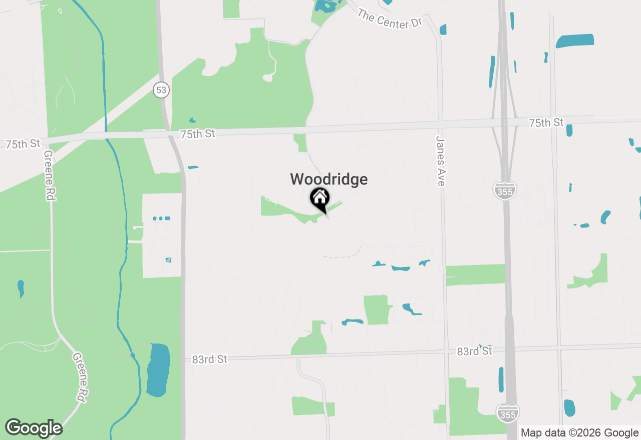 Map of 2824 Jonquil Lane, Woodridge, IL 60517