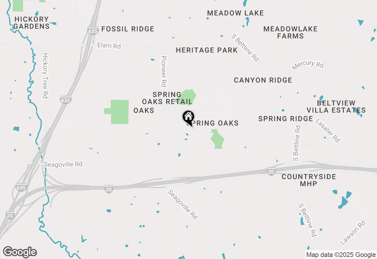 Map of 14106 Horseshoe Trail, Balch Springs, TX 75180