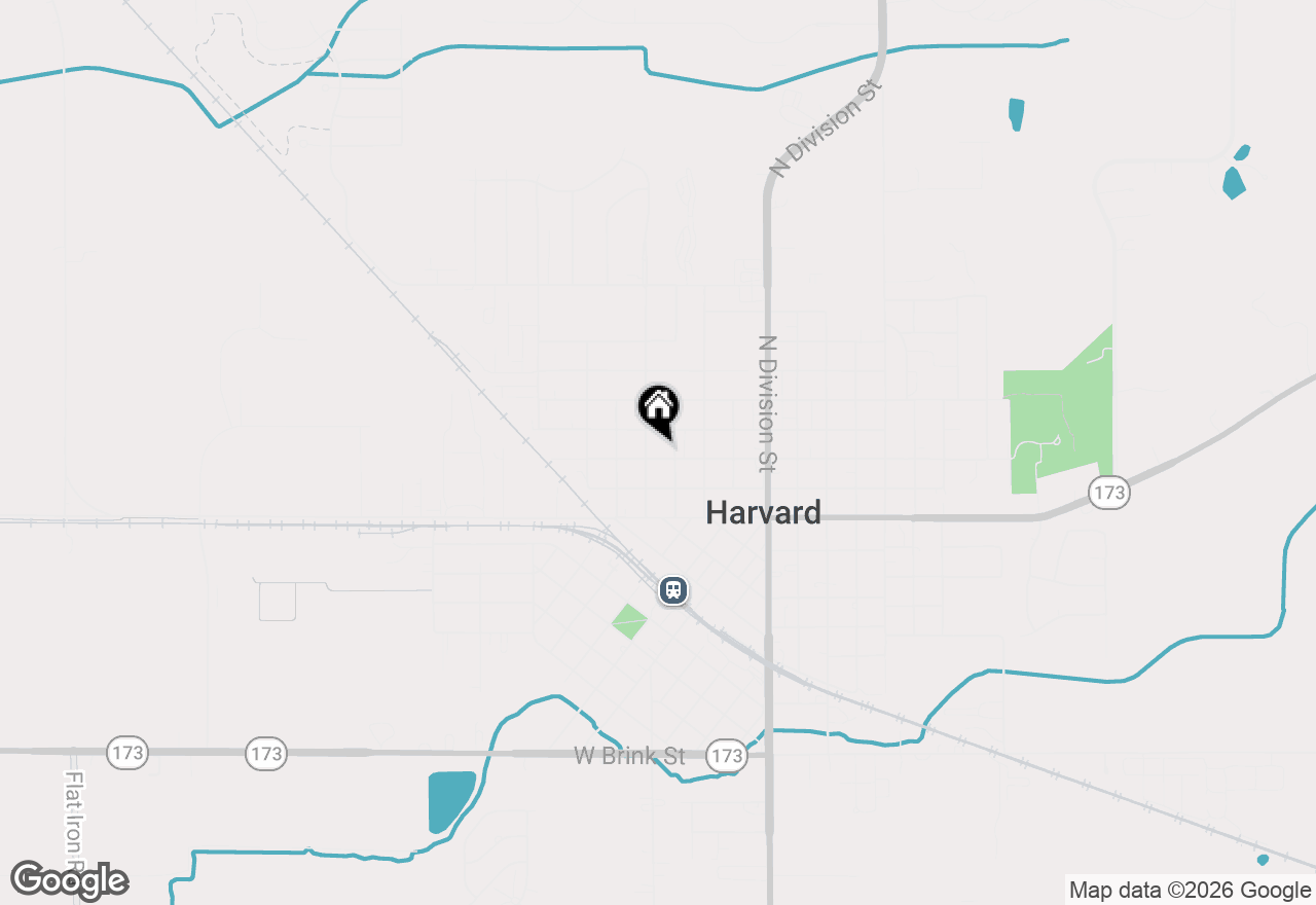 Map of 405 W Brown Street, Harvard, IL 60033