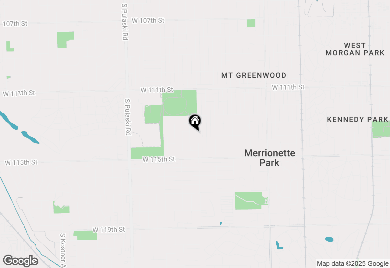 Map of 11334 S Central Park Avenue, Chicago, IL 60655