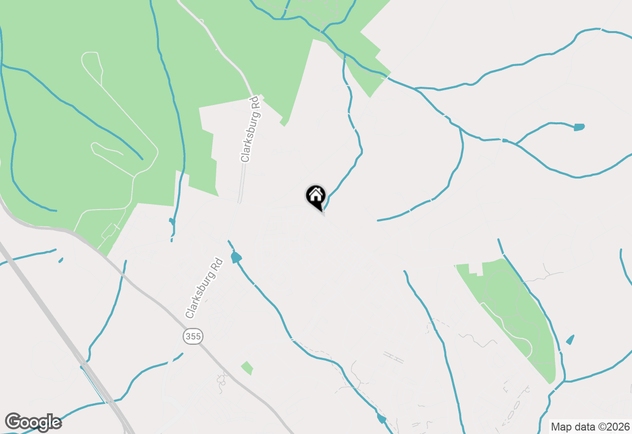 Map of 23710 Grapevine Ridge Terrace, Clarksburg, MD 20871