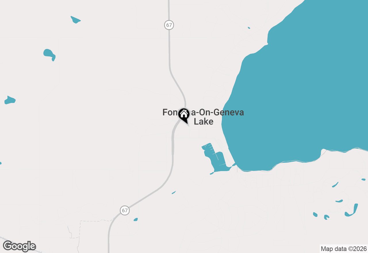 Map of 170 3rd Ave, Fontana, WI 53125