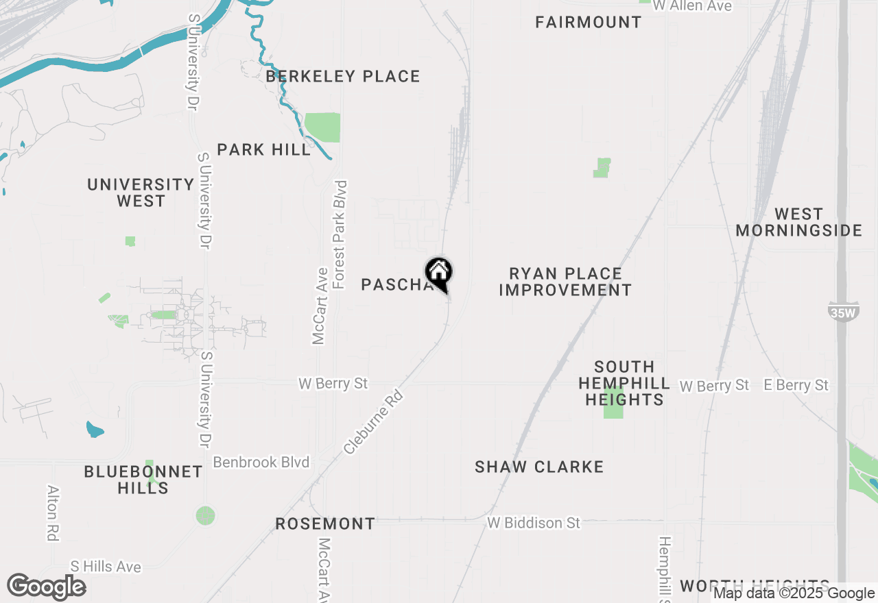 Map of 2827 Stanley Avenue, Fort Worth, TX 76110