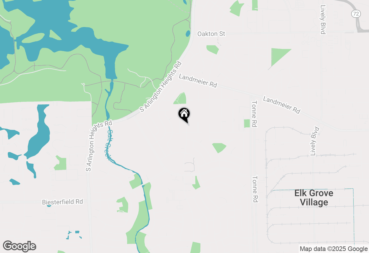 Map of 566 Ridge Avenue, Elk Grove Village, IL 60007