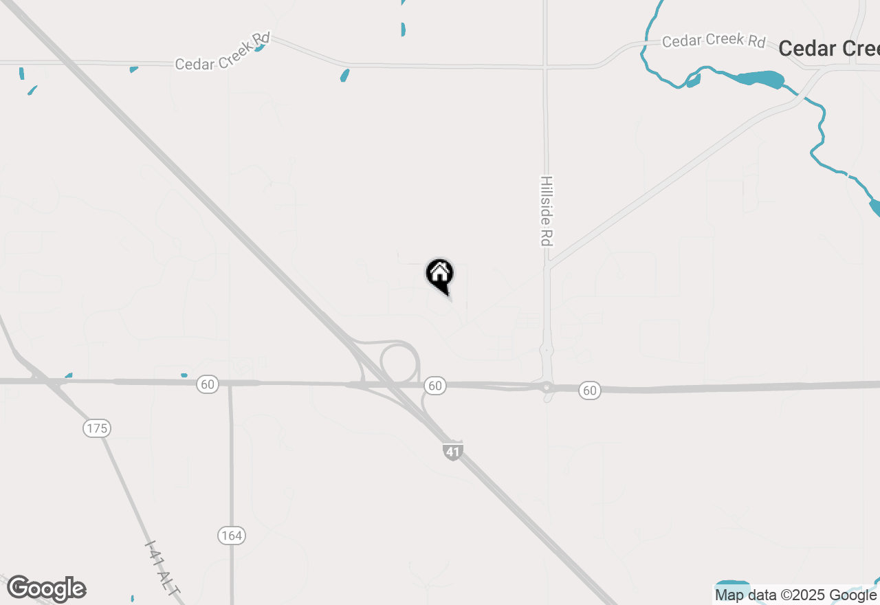 Map of 1820 Horseshoe Ln #423-1, Slinger, WI 53086