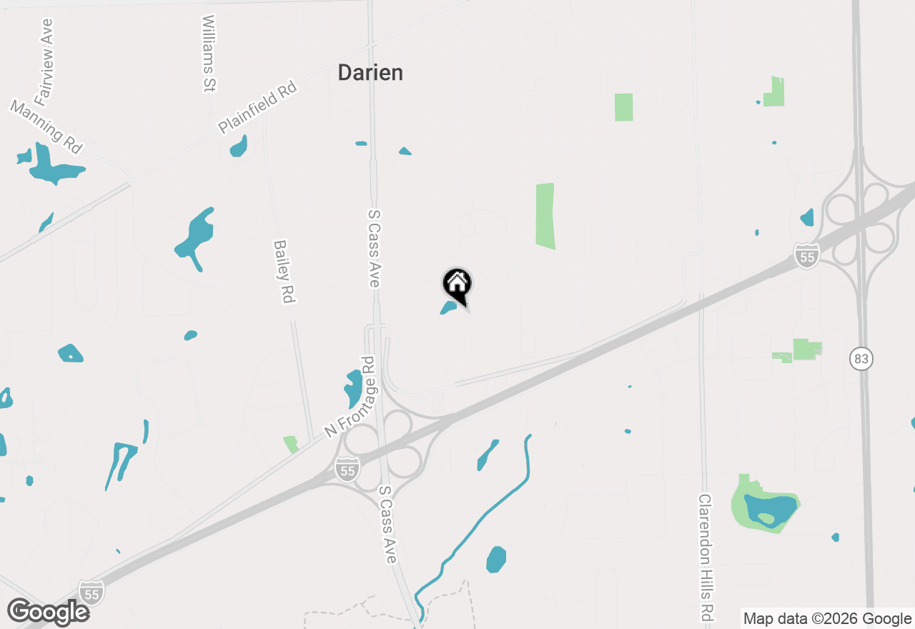 Map of 1016 Spring Court, Darien, IL 60561