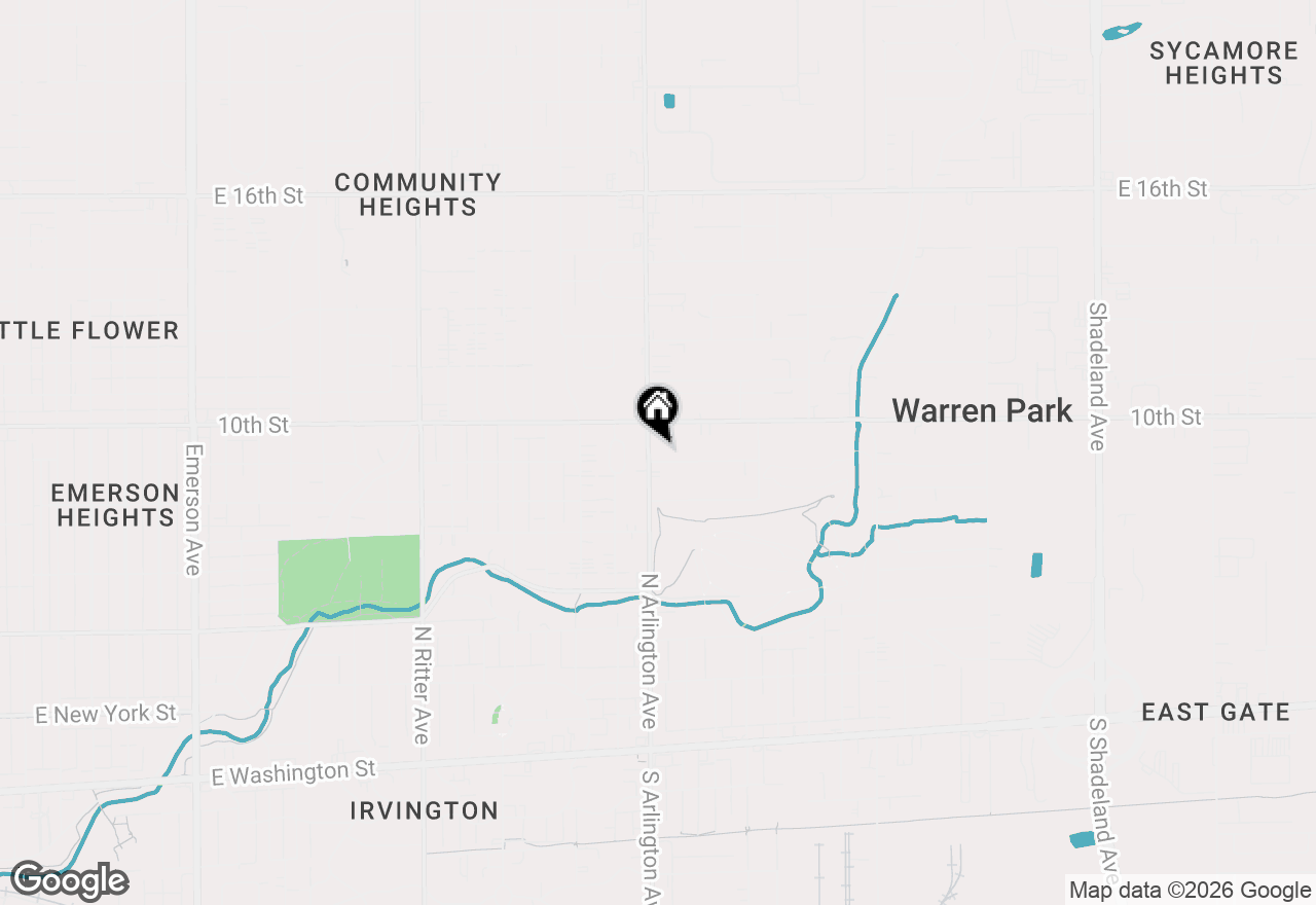 Map of 951 N Arlington Avenue, Indianapolis, IN 46219