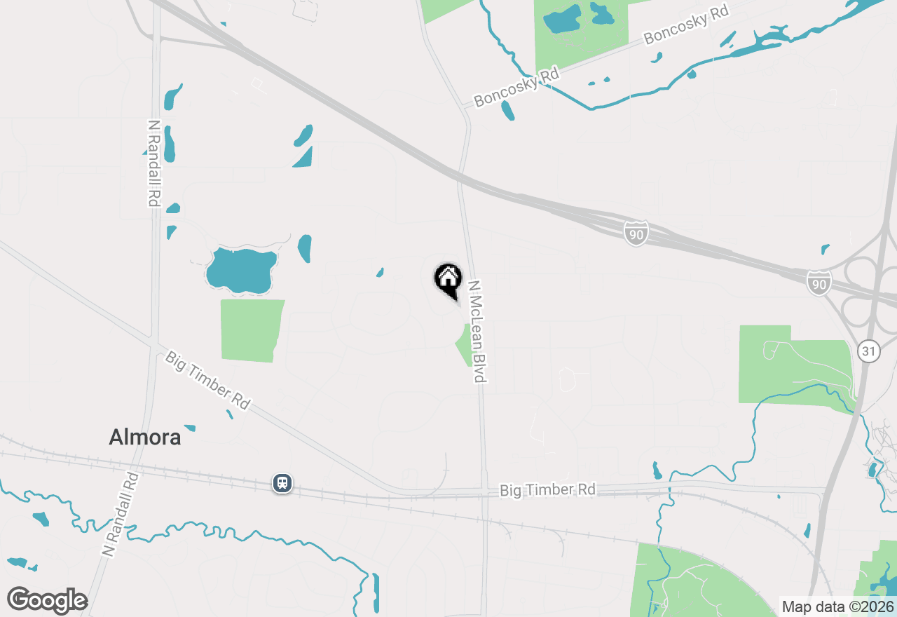 Map of 88 Devonshire Circle, Elgin, IL 60123