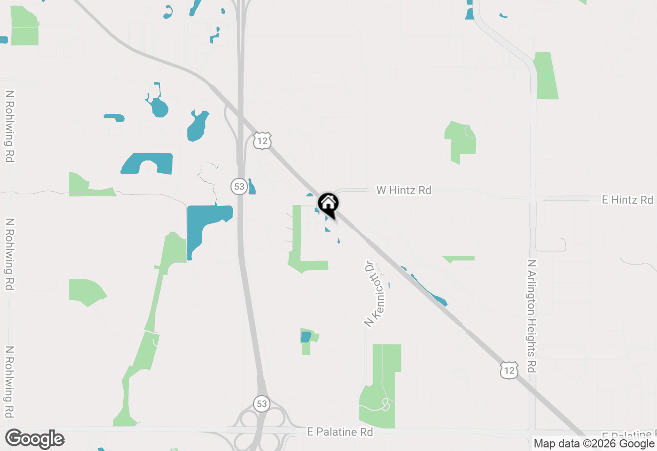 Map of 2609 N Greenwood Avenue, Arlington Heights, IL 60004