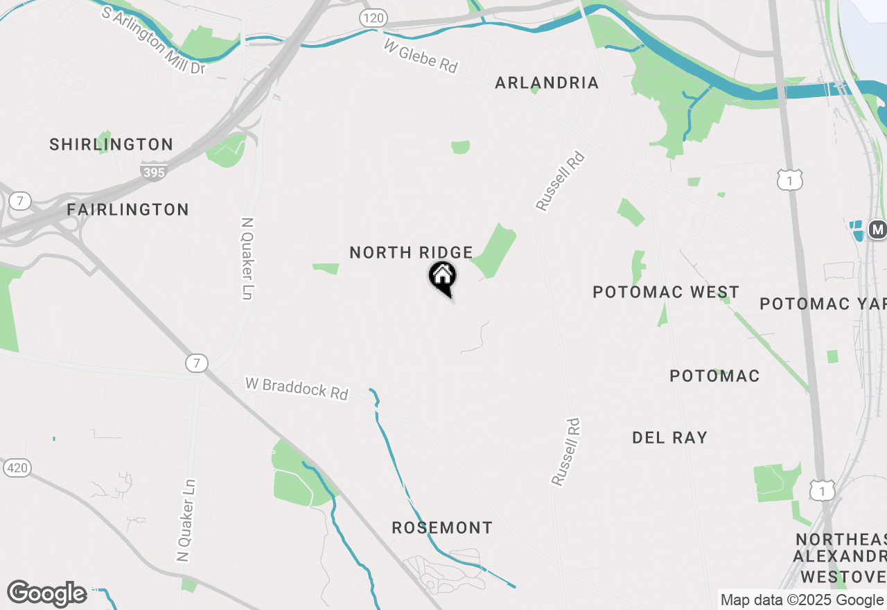 Map of 2809 Pierpont Street, Alexandria, VA 22302