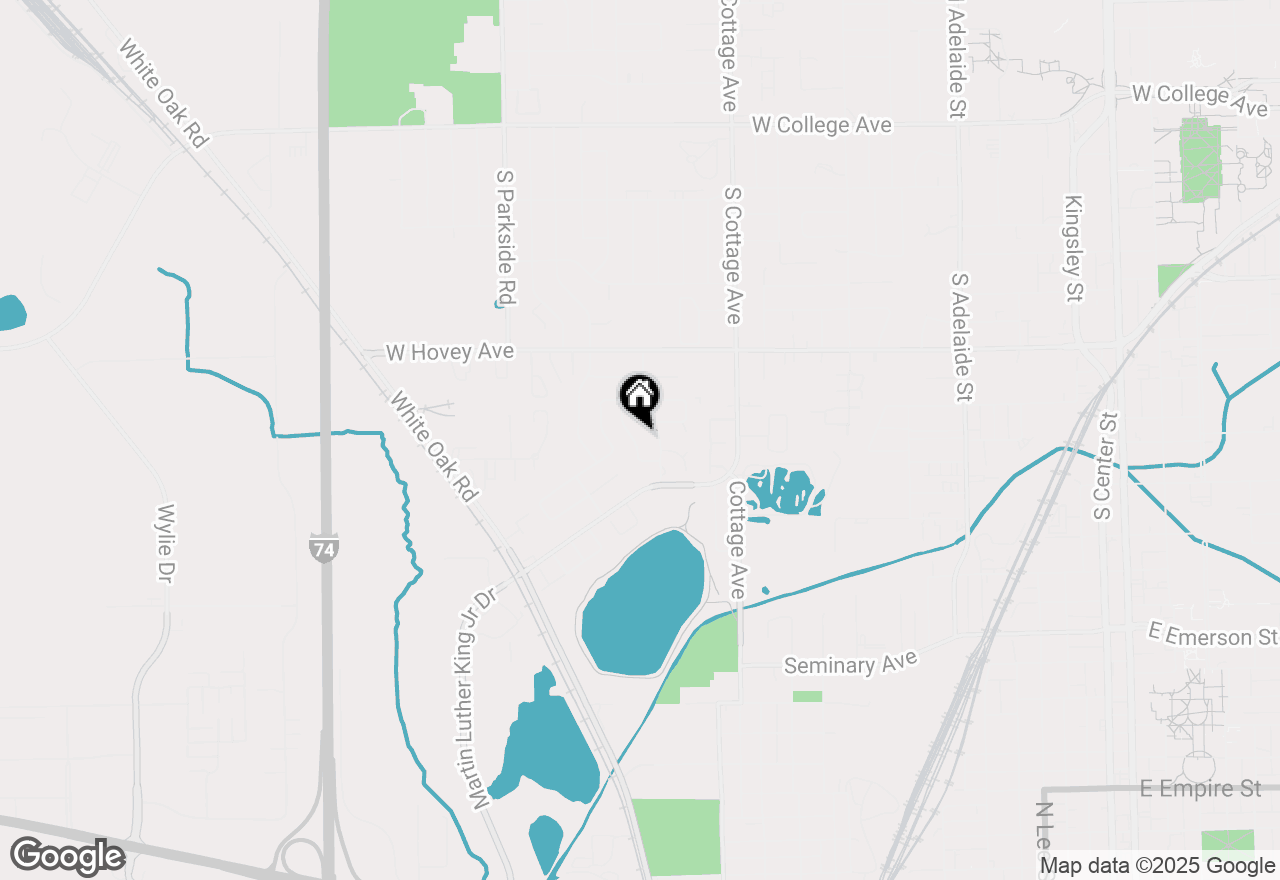 Map of 2117 Parker Avenue, Bloomington, IL 61701