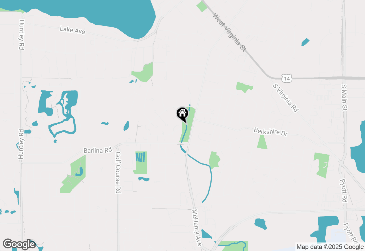 Map of 577 Cress Creek Lane, Crystal Lake, IL 60014