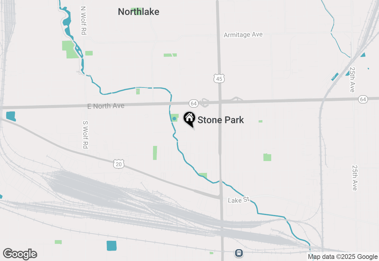 Map of 213 46th Avenue, Northlake, IL 60164