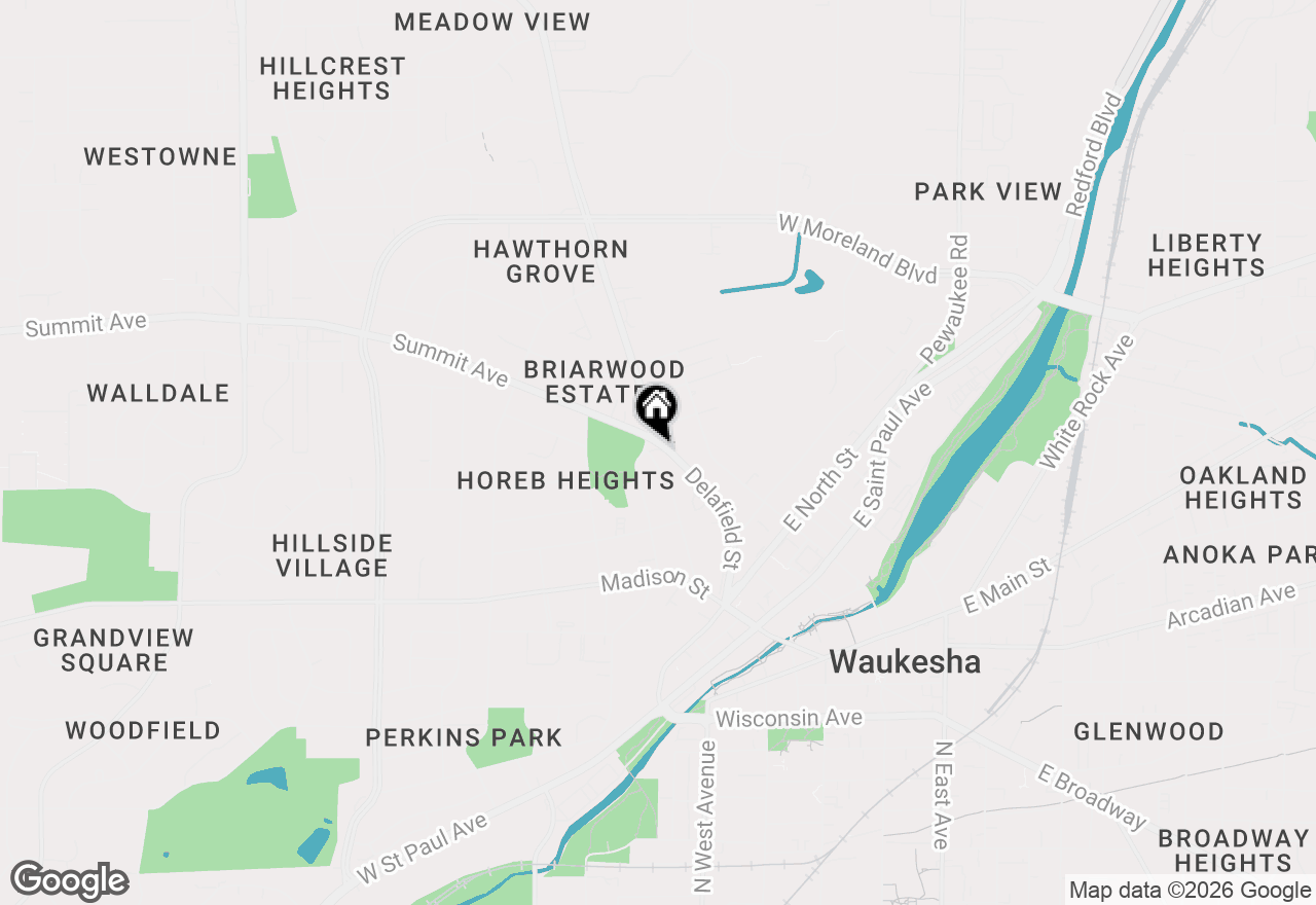 Map of 518 Delafield St, Waukesha, WI 53188