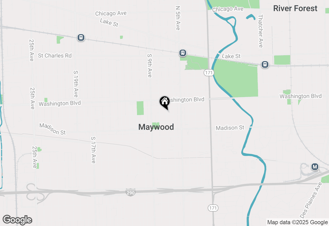 Map of 716 S 7th Avenue, Maywood, IL 60153