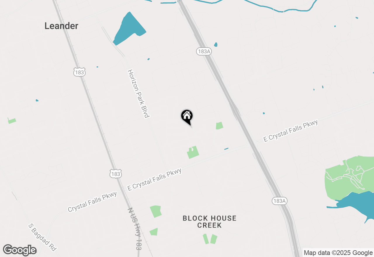 Map of 1212 Willow Creek Dr, Leander, TX 78641