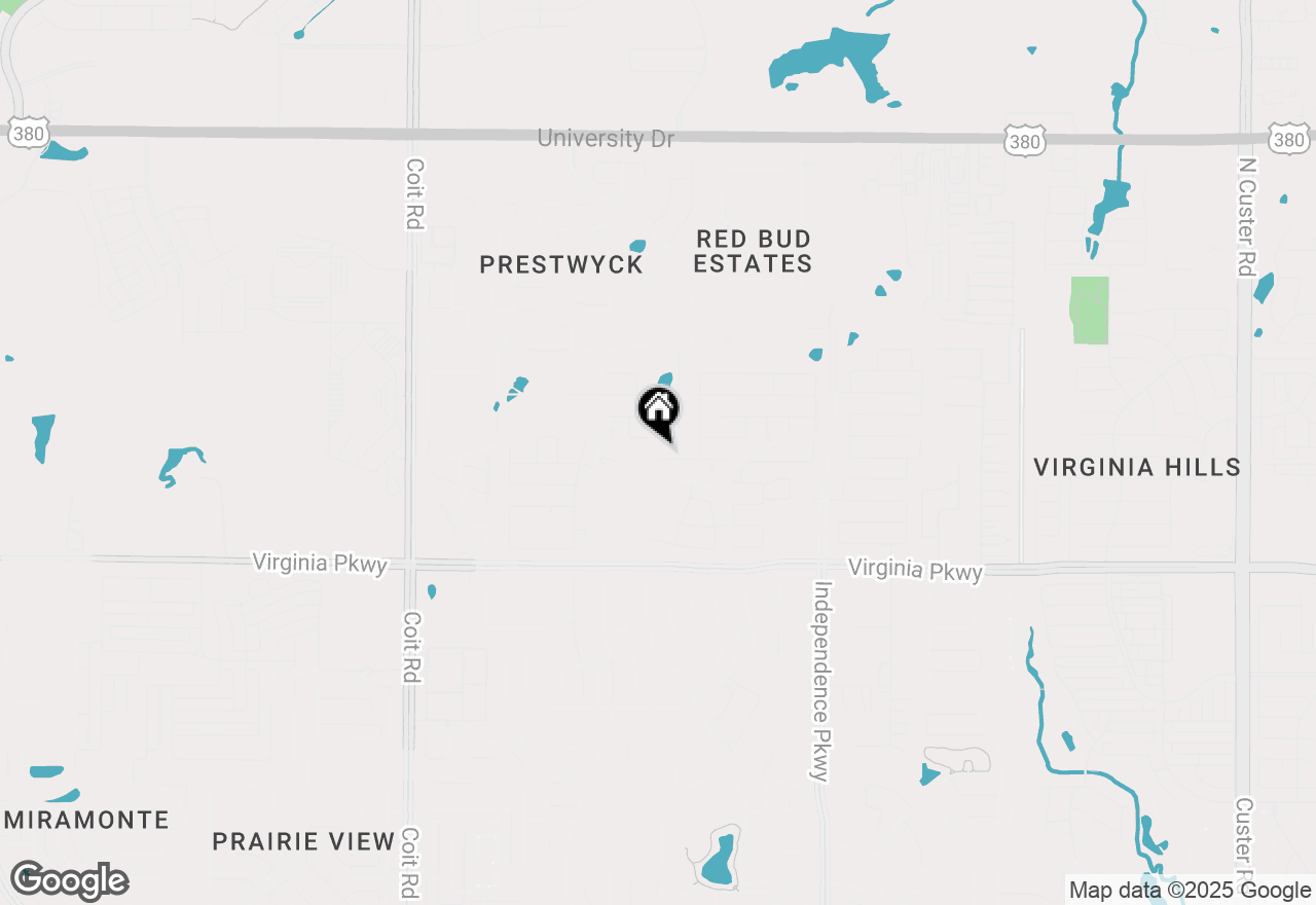 Map of 10316 Marathon Court, Mckinney, TX 75071