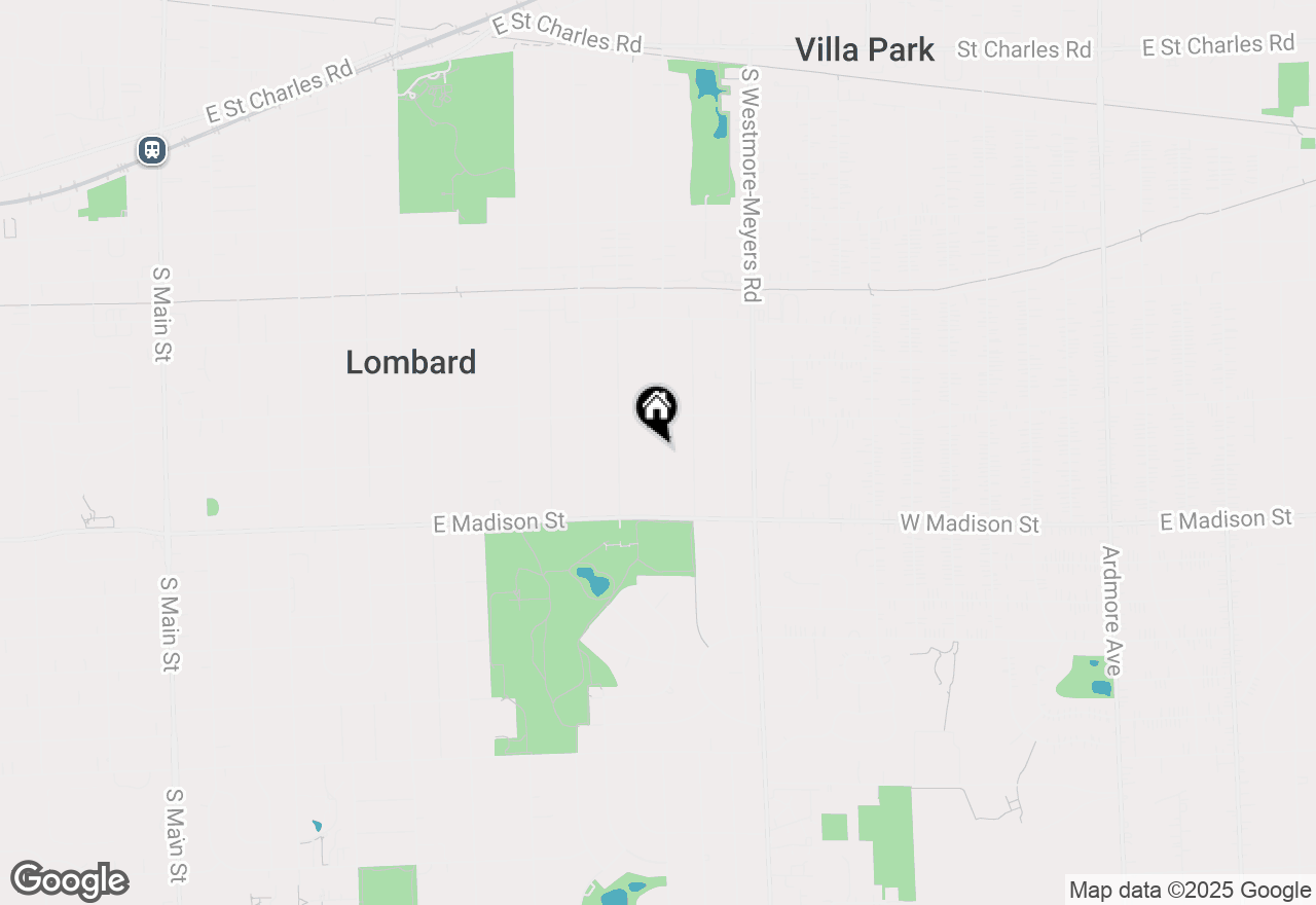 Map of 530 S Highland Avenue, Lombard, IL 60148