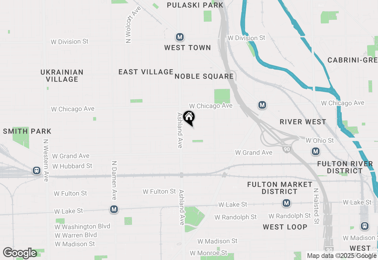 Map of 1508 W Erie Street #1, Chicago, IL 60642