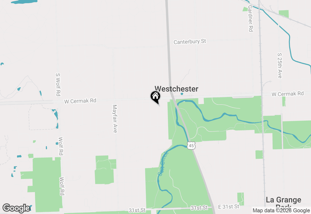 Map of 2232 Hawthorne Avenue, Westchester, IL 60154