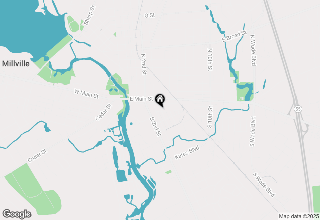 Map of 126 S 4th Street #B, Millville, NJ 08332