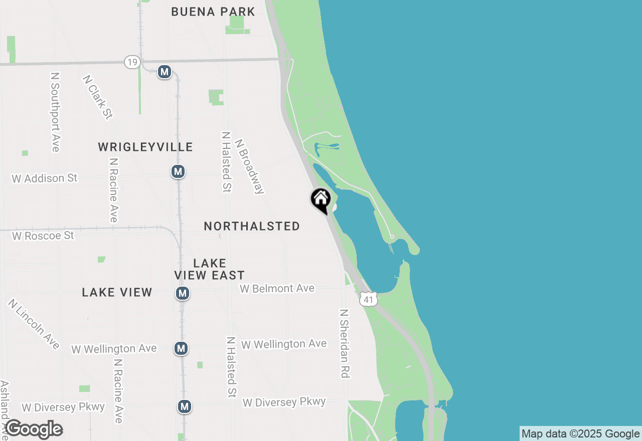 Map of 3430 N Lake Shore Drive #10M, Chicago, IL 60657