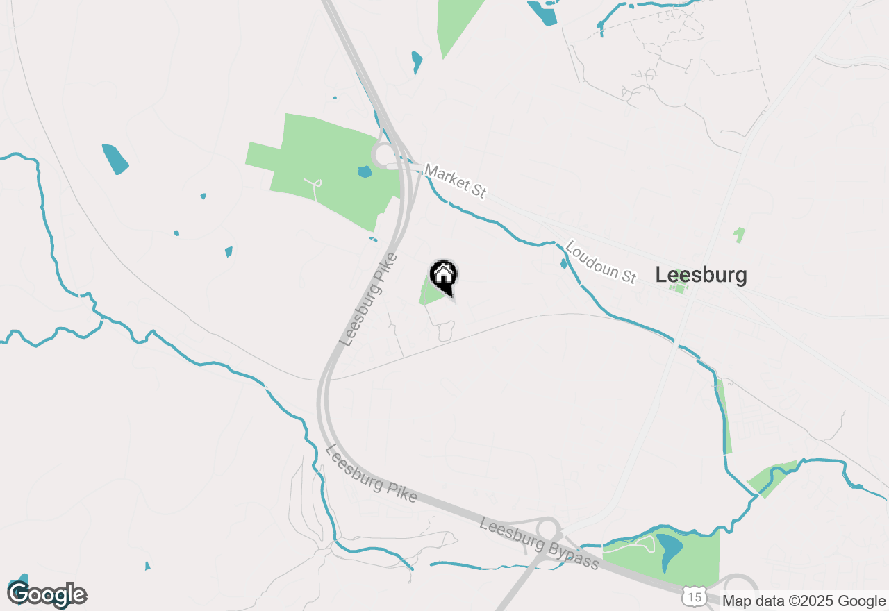 Map of 307 Foxridge Drive Sw, Leesburg, VA 20175