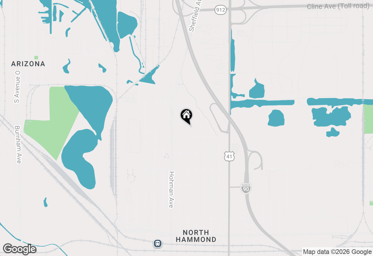 Map of 3824 S Cameron Avenue, Hammond, IN 46327