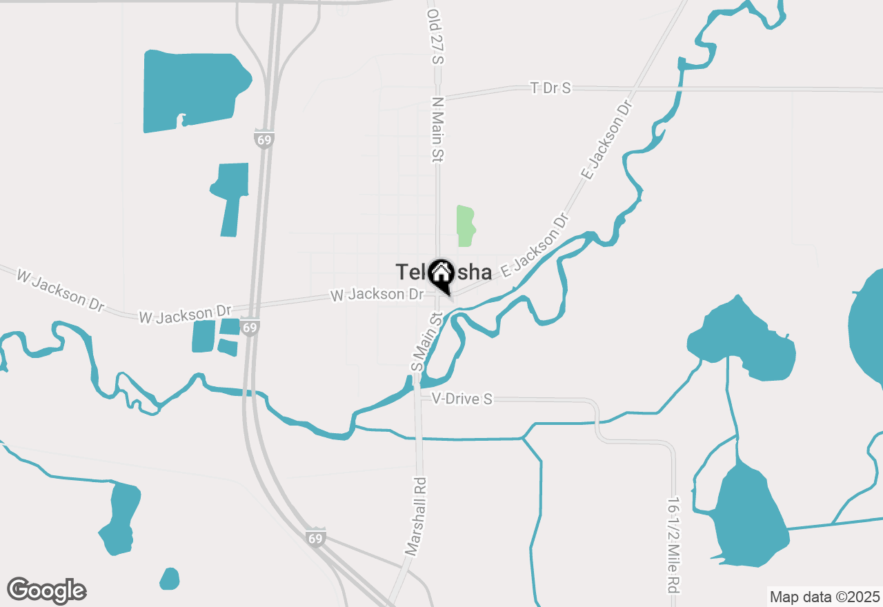 Map of 119 S Main Street, Tekonsha, MI 49092