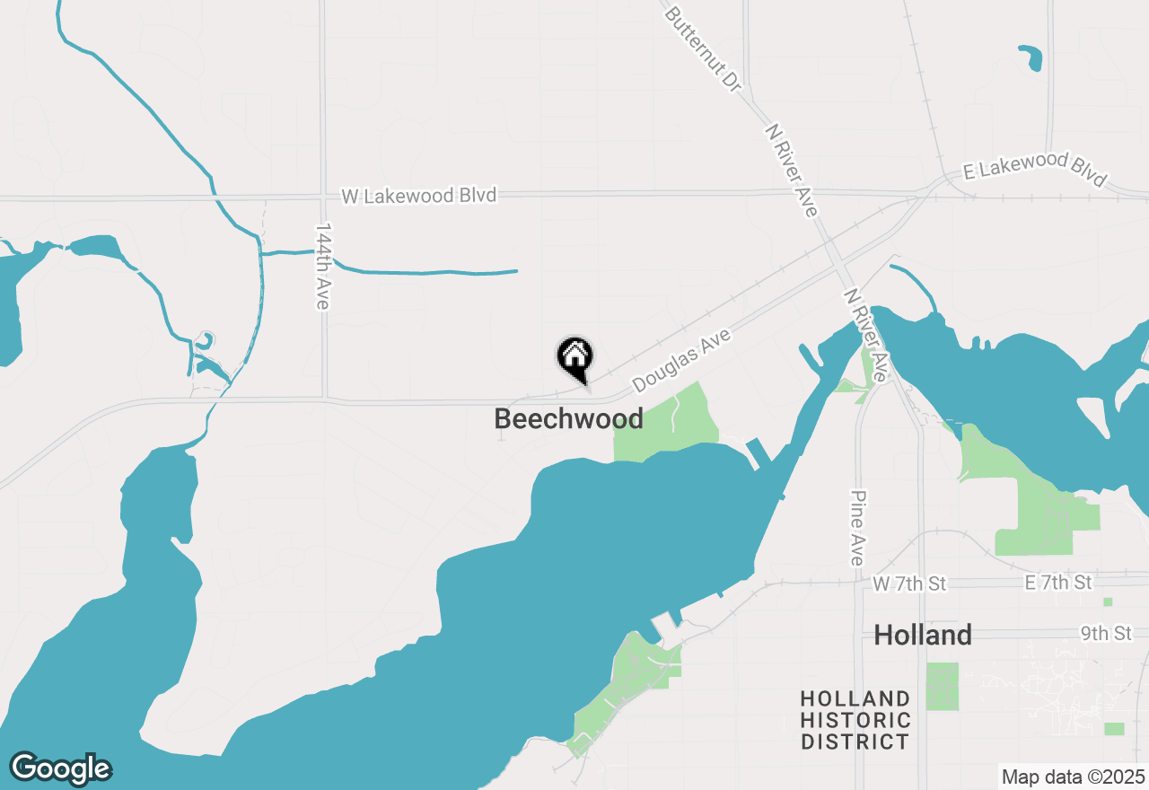 Map of 381 Douglas Avenue, Holland, MI 49424