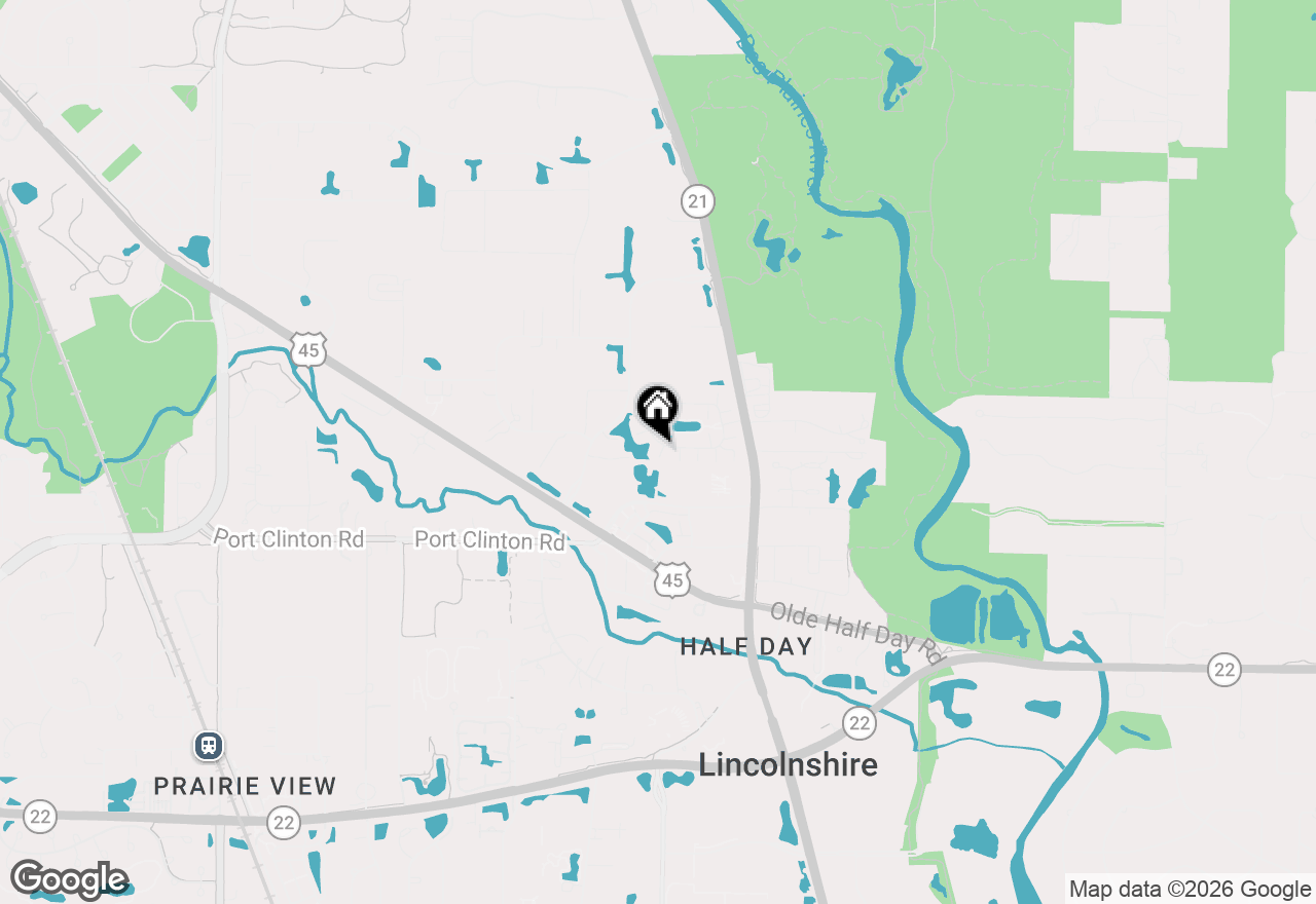 Map of 1224 Georgetown Way, Vernon Hills, IL 60061