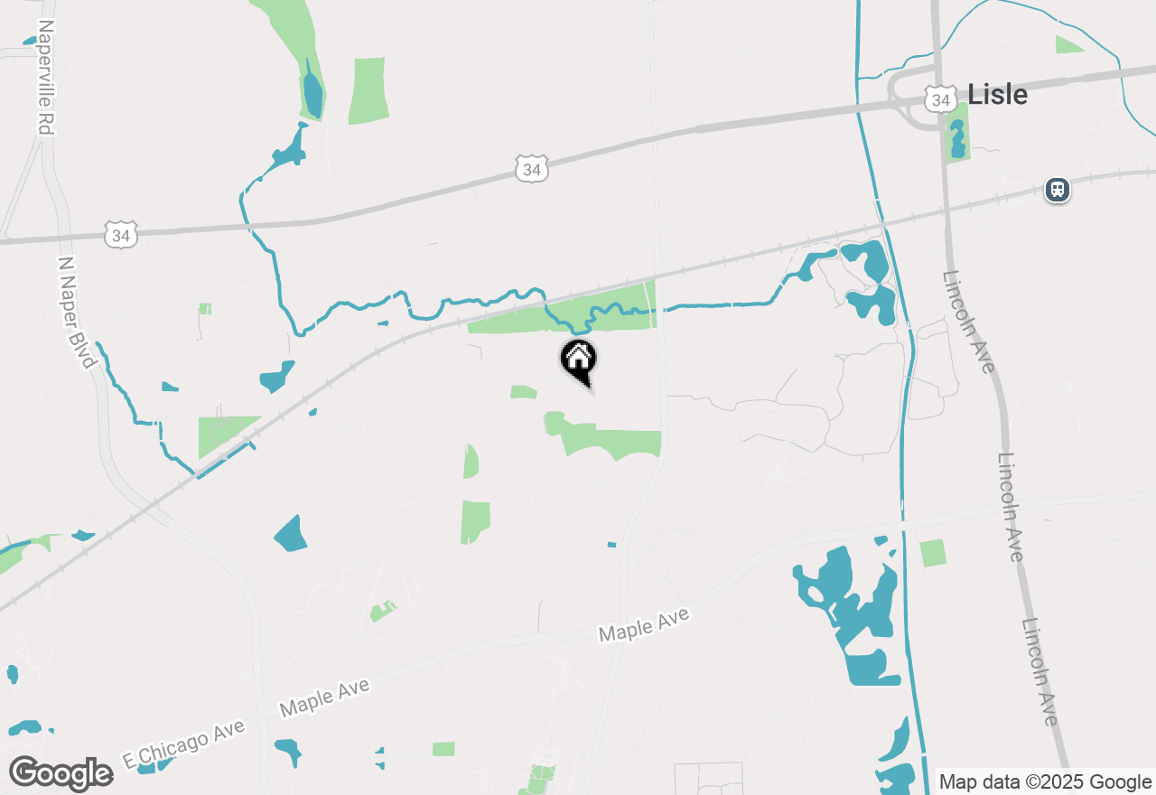 Map of 2111 Ohio Street, Lisle, IL 60532
