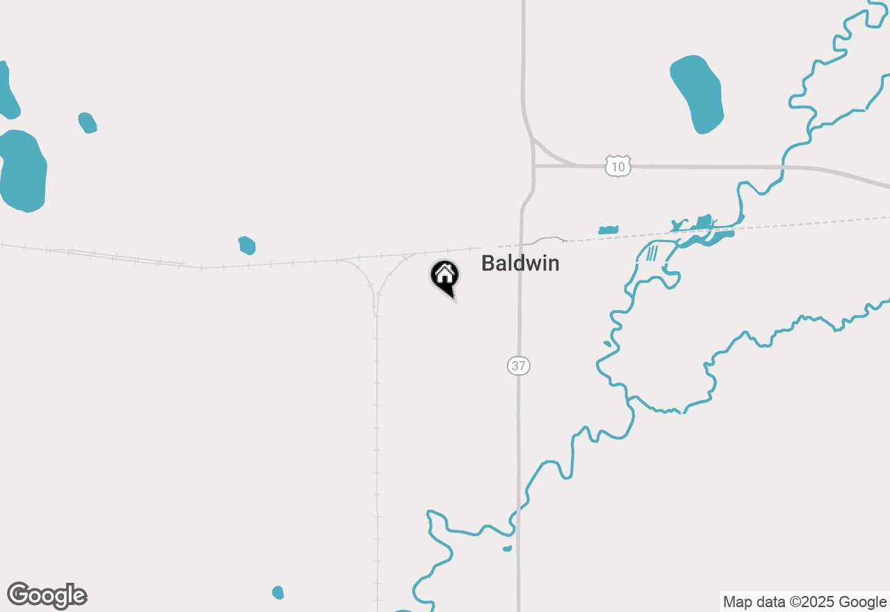 Map of 759 Lynn Street, Baldwin, MI 49304