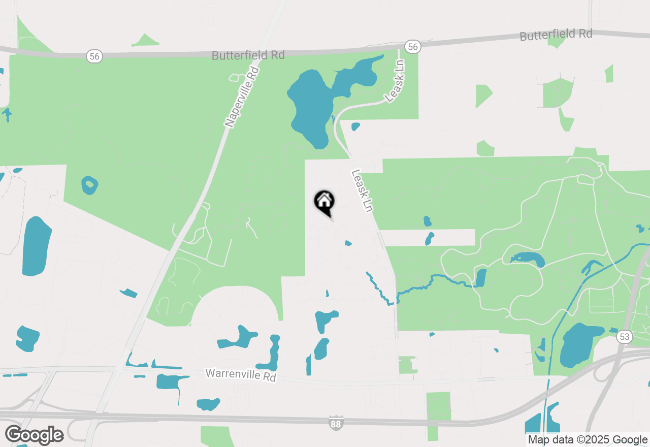 Map of 2276 Regency Woods, Lisle, IL 60532