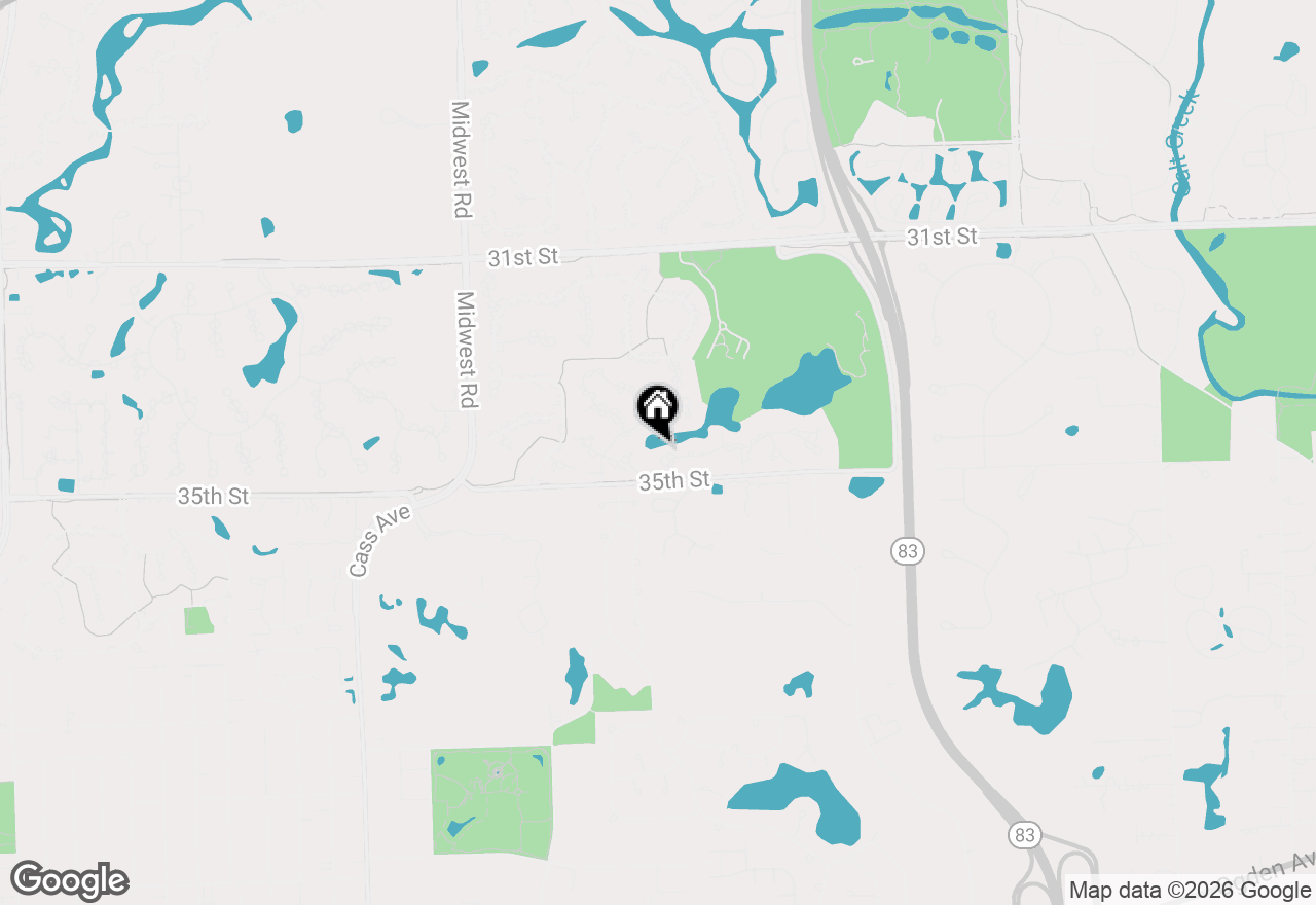 Map of 920 St Stephens Green, Oak Brook, IL 60523