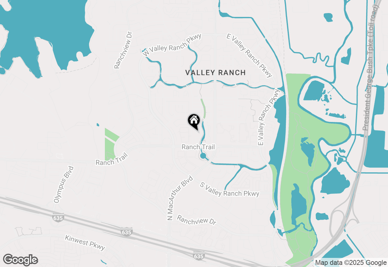 Map of 615 Fiesta Circle, Irving, TX 75063